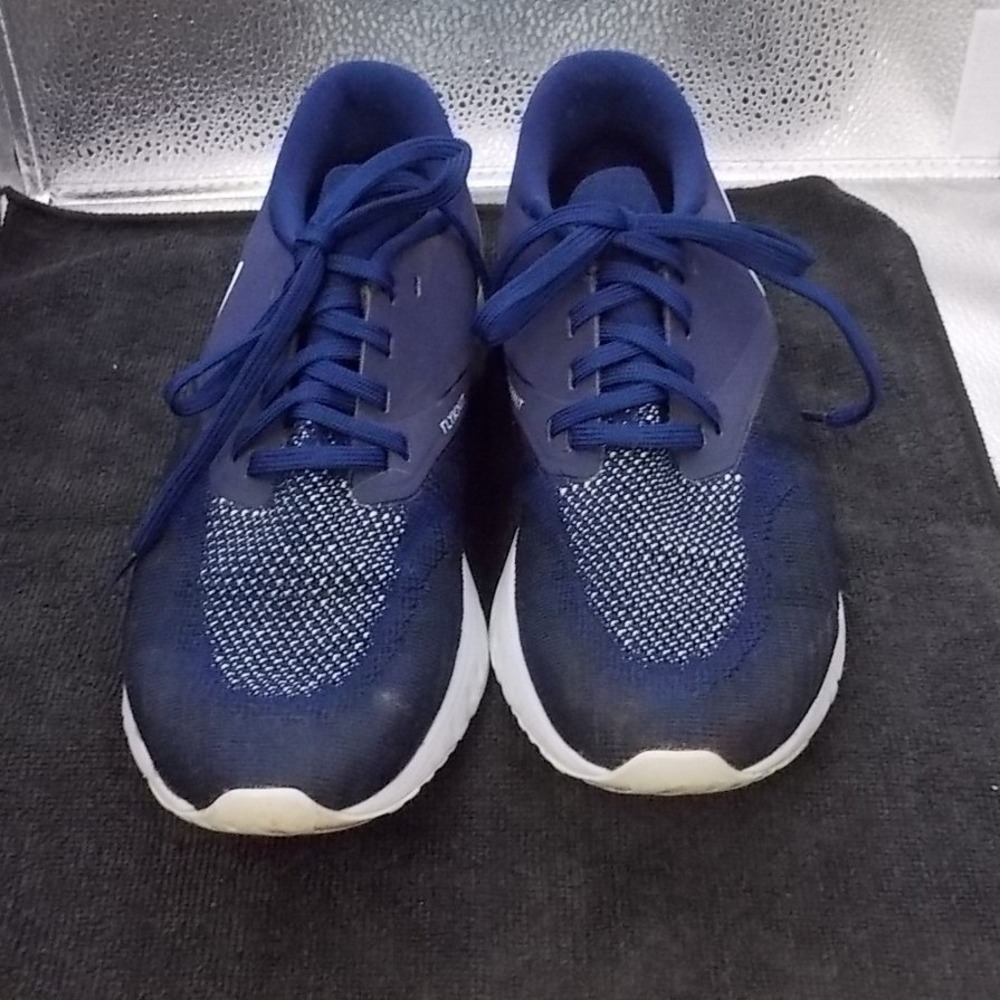 Nike Odyssey React Flyknit 2 Indigo Blue Running Shoes AH1016-400 Womens 8.5